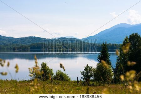 Tagasuk lake. Beautiful siberian lake. Siberia, Russia