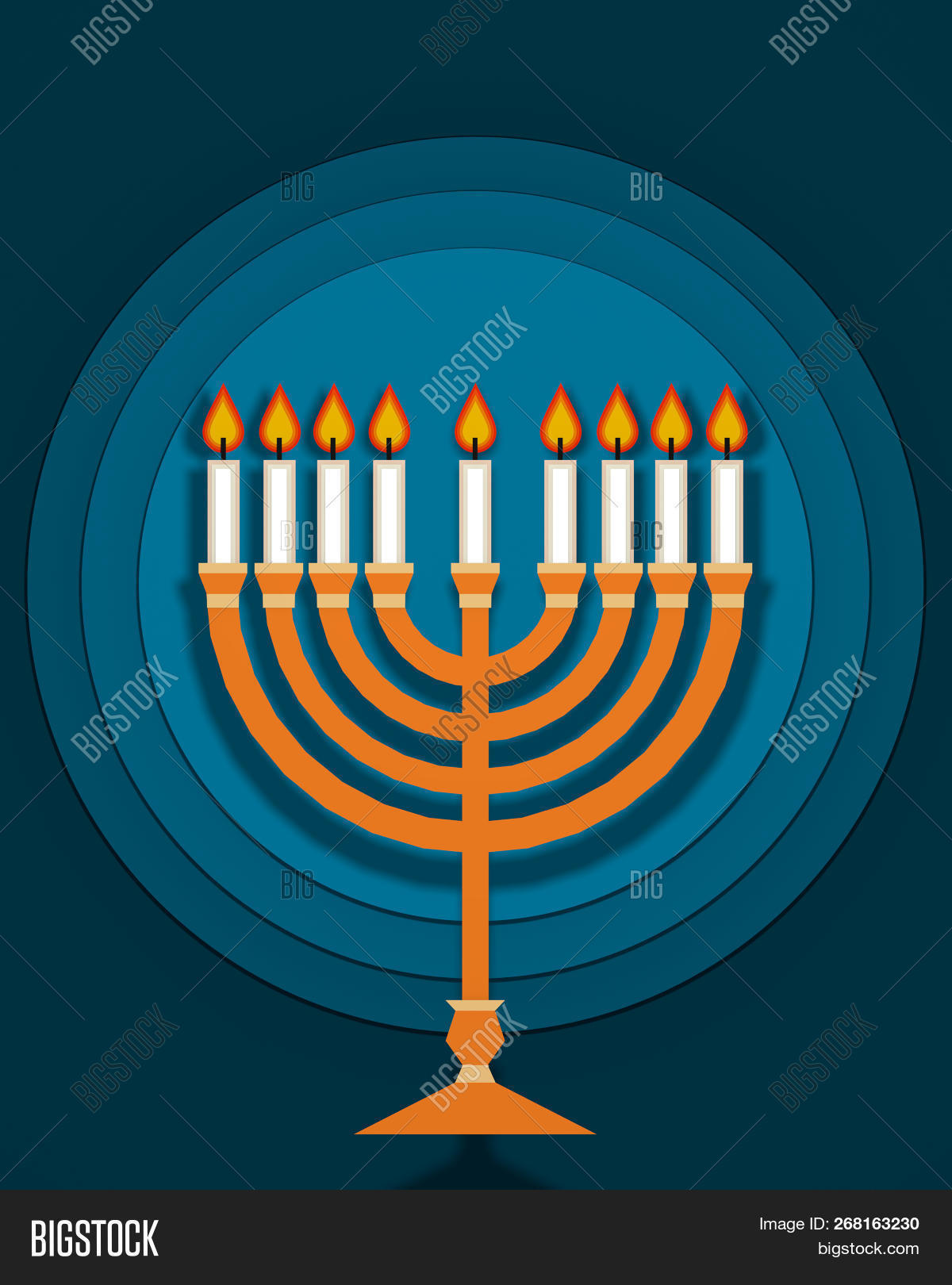 Hannukah Candlestick Image & Photo (Free Trial) Bigstock