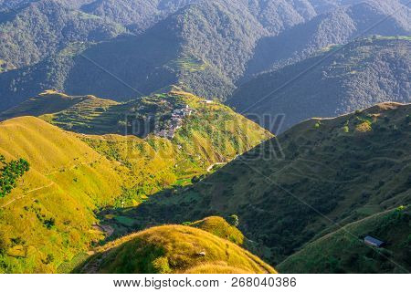Photo Of Sunset In Himalayas Tehri Garhwal, Uttrakhand