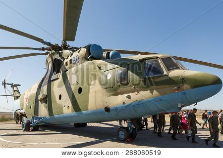 Kadamovskiy Training Ground, Rostov Region, Russia, 26 August 2018:  Transport Universal Military He