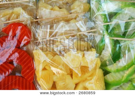 Fruit In zakken