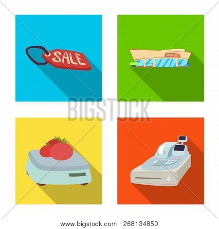 Vector Illustration Of Food And Drink Icon. Set Of Food And Store Vector Icon For Stock.