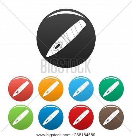 Havana Icons Set 9 Color Vector Isolated On White For Any Design