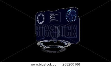 Hud Data Protect Display With Black Screen