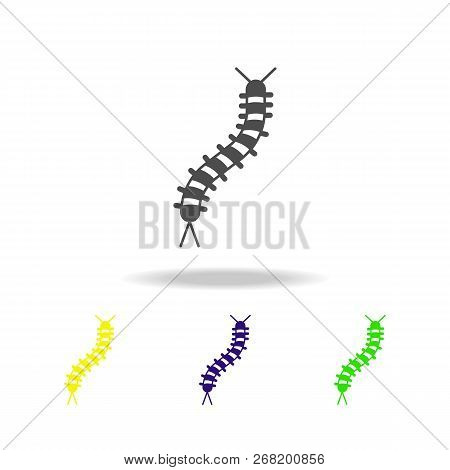 Caterpillar Multicolored Icon. Elements Of Insect Multicolored Icon. Signs And Symbol Collection Ico