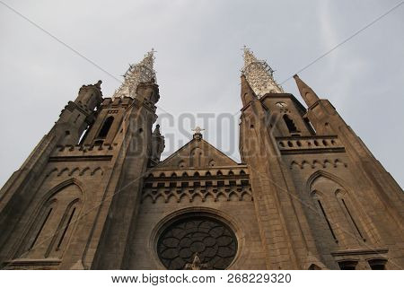 The most prominent Catholic church in Jakarta, Indonesia