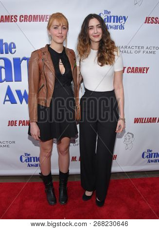 LOS ANGELES - OCT 28:  Yvonne Zima and Madeline Zima arrives for the Carney Awards 2018 on October 28, 2018 in Santa Monica, CA                