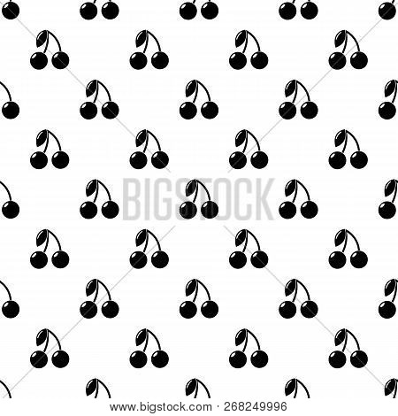 Cherry Pattern Vector Seamless Repeating For Any Web Design