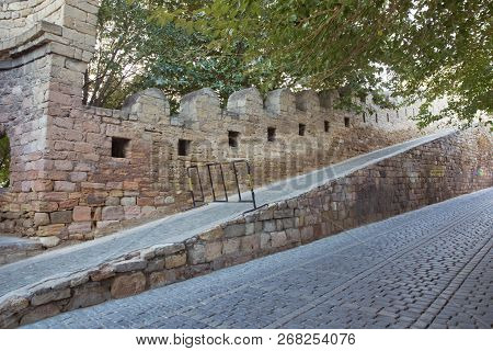 Icheri Sheher In Baku. Azerbaijan . Gate Of The Old Fortress, Entrance To Baku Old Town. Baku, Azerb