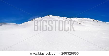 Ski resort on the Aran valley of pyrenees located at the Baqueira village and the Plains of Beret in Lerida Catalonia