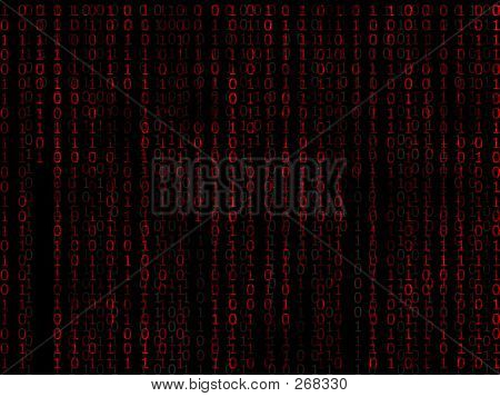 Binary Matrix punainen Background2