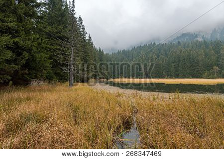 Smolyan Lakes In Bulgaria During Autumn Days.