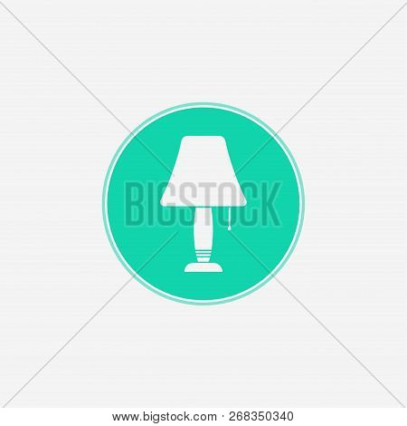 Night Lampicon Vector, Filled Flat Sign, Solid Pictogram Isolated On White. Symbol, Logo Illustratio