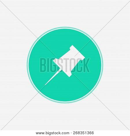 Paper Pinicon Vector, Filled Flat Sign, Solid Pictogram Isolated On White. Symbol, Logo Illustration