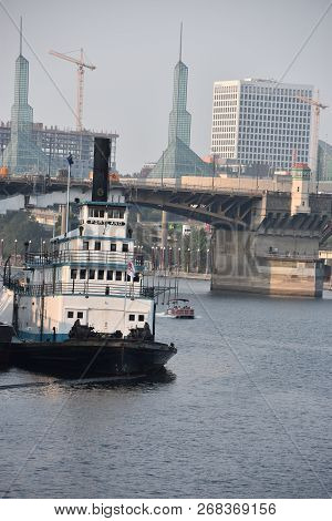 Portland, Oregon - Aug 21: Oregon Maritime Museum In Portland, As Seen On Aug 21, 2018.  The Museum 