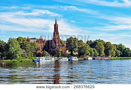 Malchow Monastery On Lake Malchow In Mecklenburg-vorpommern (germany)