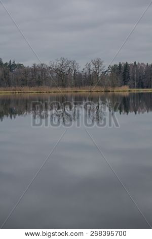 Pond Next To Schwandorf In Bavaria, Charlottenhofer Weihergebiet