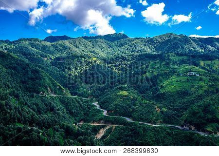Landscape Of Himalayas - Pithoragarh In Kumaon Uttarakhand