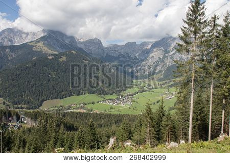 Beautiful Maountain Landscape Next To Werfenweng In The Salzburger Land
