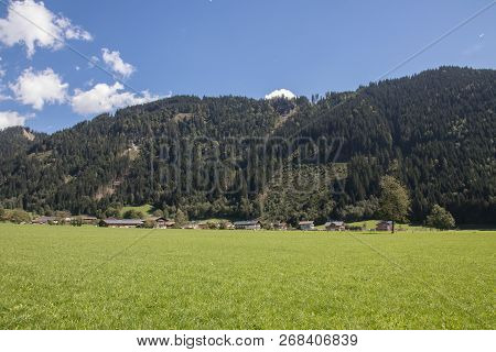 Beautiful Mountain Landscape Next To Werfenweng In The Salzburger Land