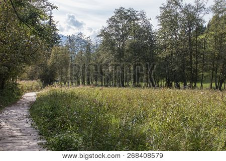 Beautiful Mountain Landscape Next To Werfenweng In The Salzburger Land
