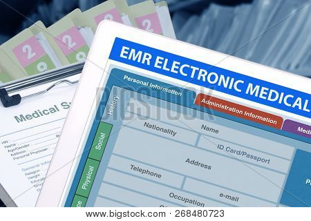 Changing Of Medical Record Working By Hand To Electronic Medical Record.
