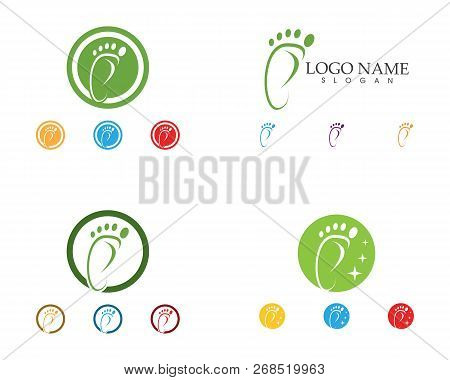 Foot Logo Vector Health