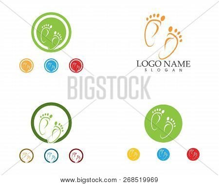 Foot Logo Vector Health