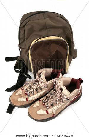 batoh a boty pro exkurze