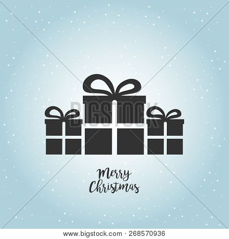 Merry Christmas Icon Chrictmas Design Made In Vector
