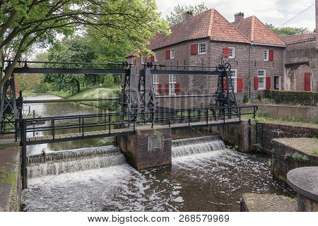 The Lock In The River Eem Just Outside The Old Town Of The City Of Amersfoort In The Netherlands