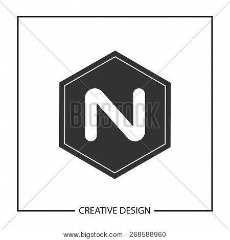 Initial Letter N Logo Template Vector Design