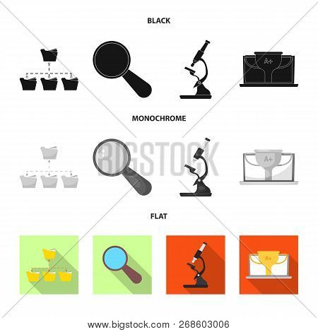 Isolated Object Of Education And Learning Symbol. Set Of Education And School Vector Icon For Stock.