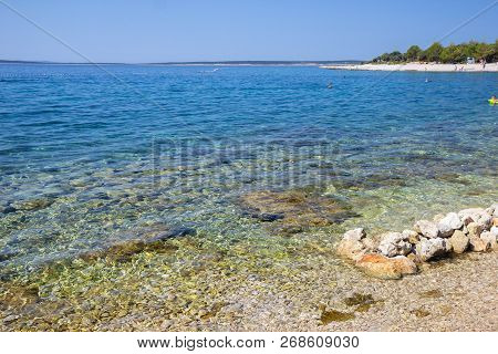 Stones On Simuni Beach, Pag Island, Croatia