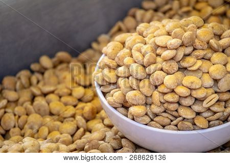Sacha Inchi Also Known As Inca Peanuts Or Inca Nuts, A Dry Roasted And Unsalted  Healthy Snack For S