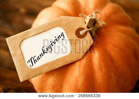 Happy Thanksgiving Concept. Still Life Composition With Pumpkin And Oher Fruits And Vegetble Small D