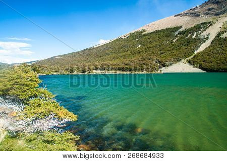 Laguna Madre E Hija Lake In National Park Los Glaciares, Patagonia, Argentina