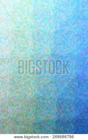 Illustration Of Abstract Blue And Green Impressionist Pointlilism Vertical Background