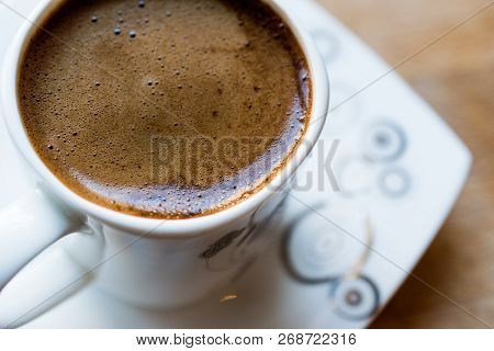 Turkish Coffee Close Up View