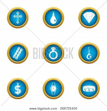 Brink Icons Set. Flat Set Of 9 Brink Icons For Web Isolated On White Background