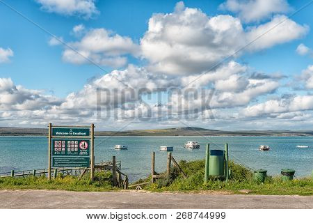 West Coast National Park, South Africa, August 20, 2018: A View Of Kraalbaai At The Langebaan Lagoon