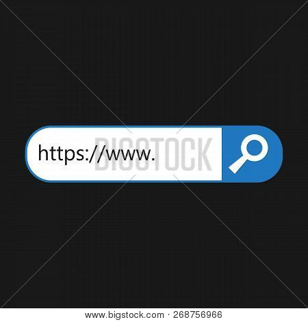 Search Bar Vector Icon.