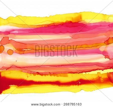 Alcohol Ink Texture. Fluid Ink Abstract Background. Art For Design