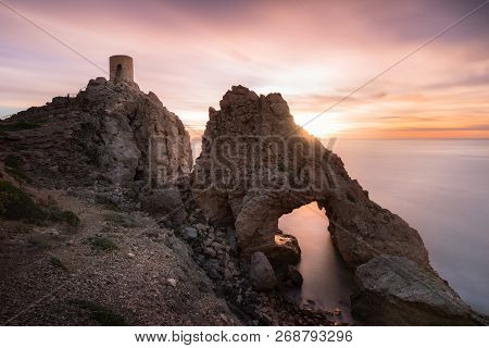 The Torre Del Pirulico, Atalaya Del Peñón Or Torre De Los Diablos Is A Watchtower Or Coastal Watchto