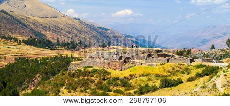 Puca Pucara Ruins Near Cuzco City, Peru