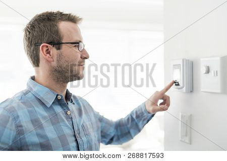 A Nice Man Set The Thermostat At House.