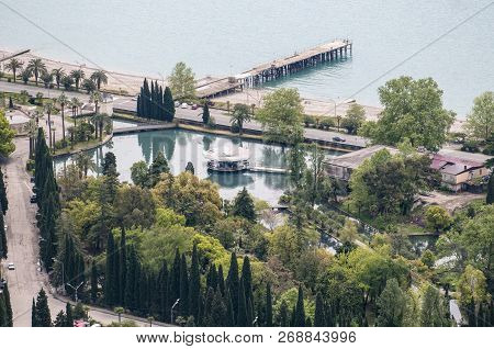 View Of The New Athos From The Iberian Mountain, Abkhazia
