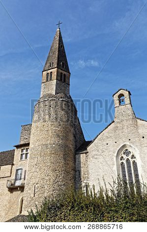 Cremieu, France, October 19, 2018 : Church Of Augustins. The City Has A Long And Important Medieval 