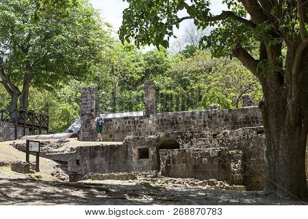 Basseterre, Saint Kitts - May 18, 2015: Port Zante Is The Harbor In Basseterre, Saint Kitts, Which H