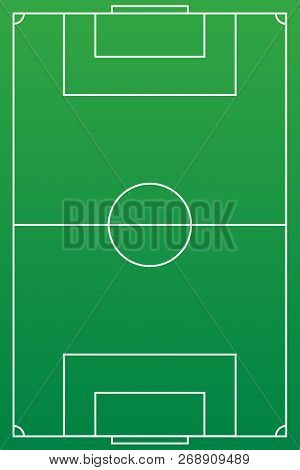 Tennis Court . Top View . The Exact Proportions . Vector Illustration